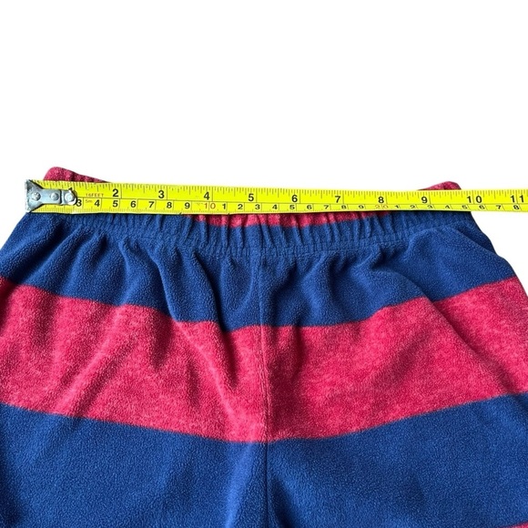 🌼 5/$25 Carter’s Kids Fleece Pajama Pants Size 6 Red Navy Striped Pull-On Lounge - Picture 8 of 9